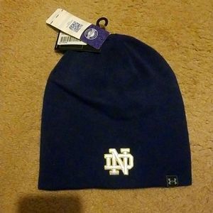 Notre Dame Under Armor Beanie Hat